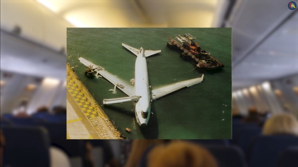 plane crash in sea japan